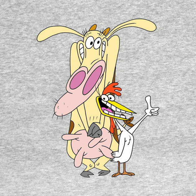 Cow And Chicken Cow And Chicken T Shirt Teepublic 3500